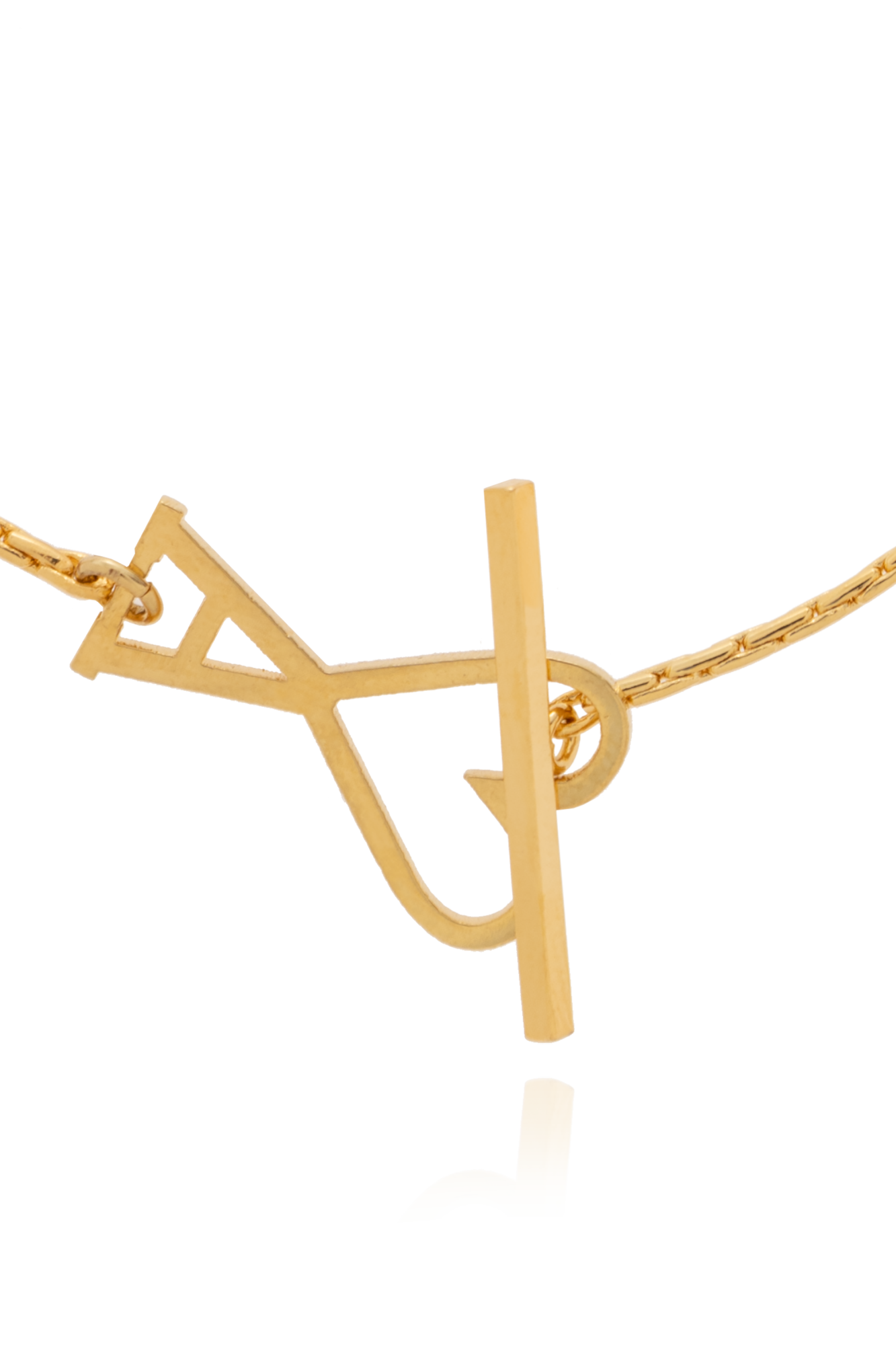 Ami Alexandre Mattiussi Bracelet with logo-shaped pendant | Men's